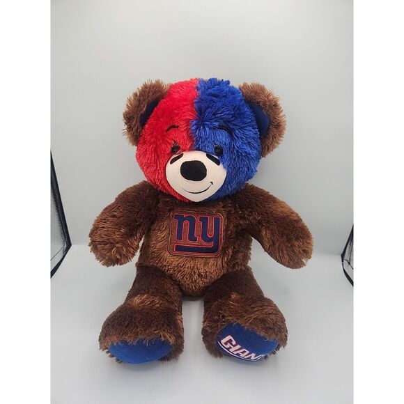 Build a Bear Football New York Giants Bear Plush 16" - Picture 2 of 6